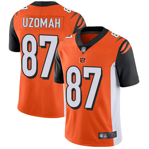 Cincinnati Bengals Limited Orange Men C J  Uzomah Alternate Jersey NFL Footballl #87 Vapor Untouchable